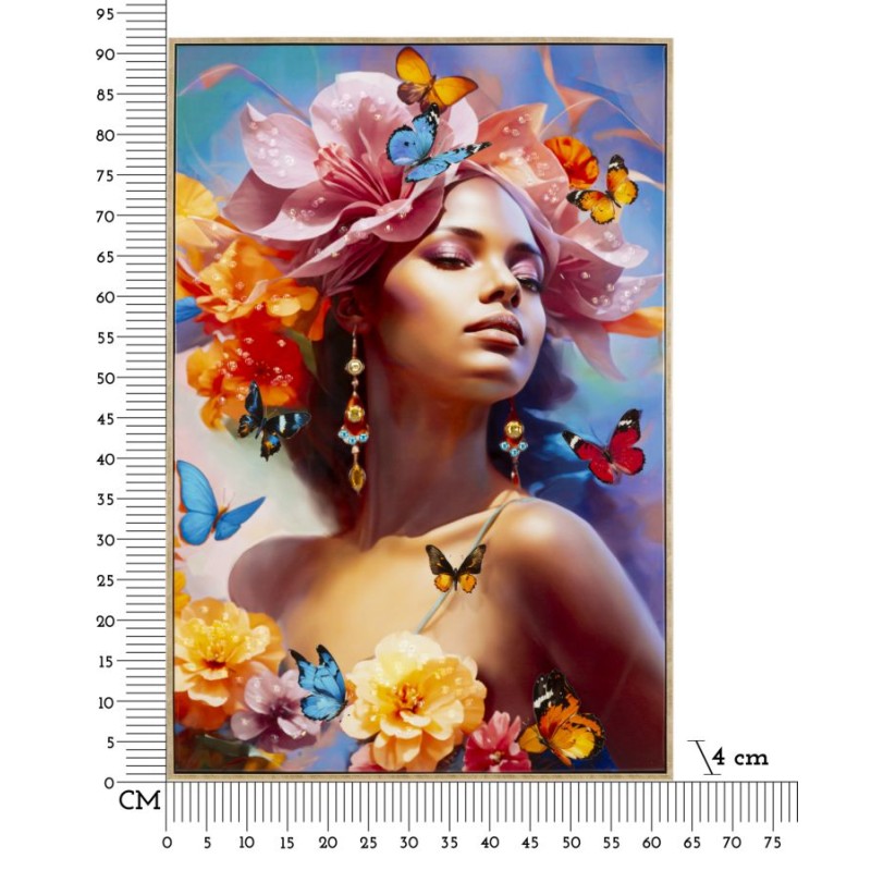 Pintura sobre lienzo lacado de Marty B – Creatividad y estilo (62 x 4 x 92 cm)