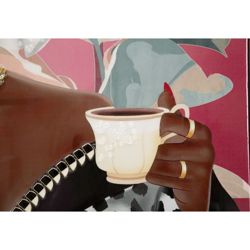 Spa de lujo en lona lacada B – Sofisticación XXL (82 x 4 x 82 cm)