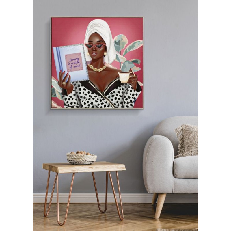 Spa de lujo en lona lacada B – Sofisticación XXL (82 x 4 x 82 cm)