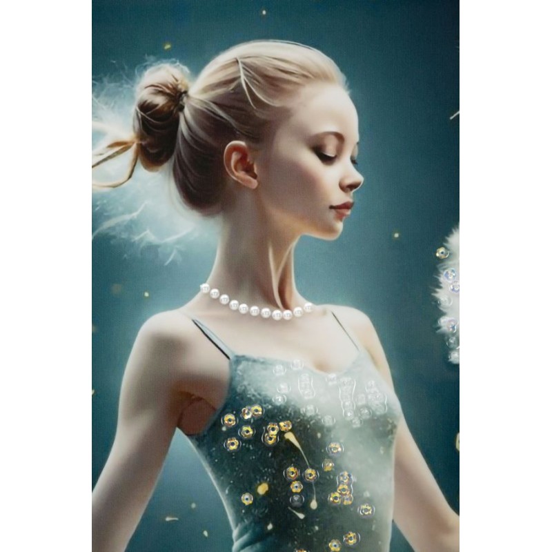 Pintura sobre lienzo lacado A – Diseño y modernidad (72 x 4 x 102 cm)