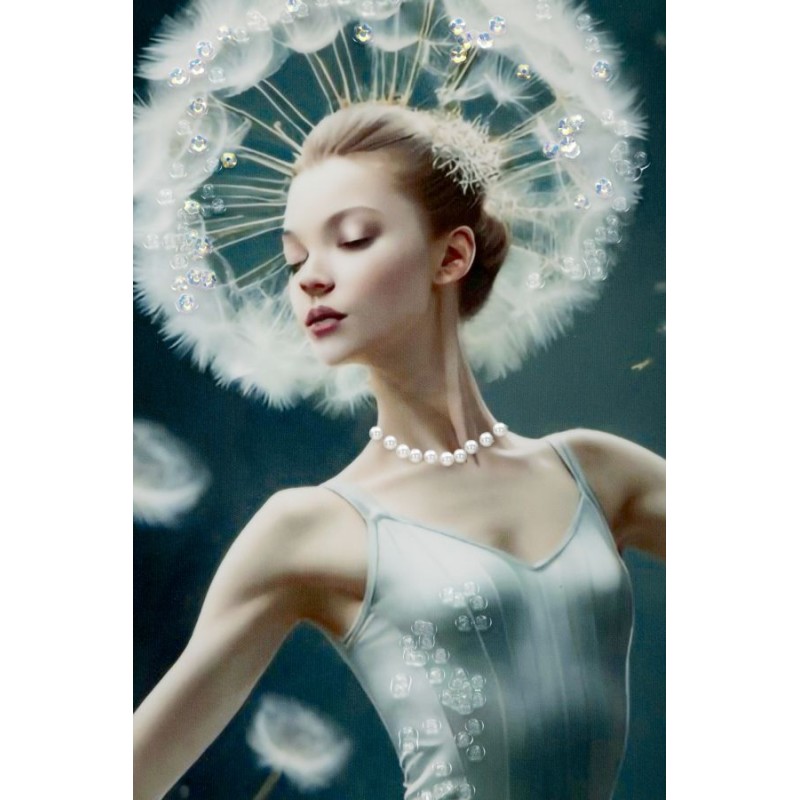 Pintura sobre lienzo lacado B – Estilo y refinamiento contemporáneos (72 x 4 x 102 cm)