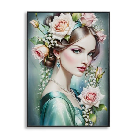 Lienzo lacado de fantasía A – Explosión creativa en la pared (72 x 4 x 102 cm)