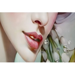 Lienzo lacado de fantasía A – Explosión creativa en la pared (72 x 4 x 102 cm)