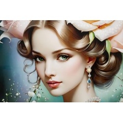 Lienzo lacado de fantasía B – Colores y originalidad decorativa (72 x 4 x 102 cm)