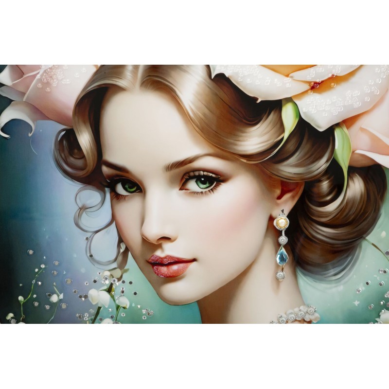 Lienzo lacado de fantasía B – Colores y originalidad decorativa (72 x 4 x 102 cm)