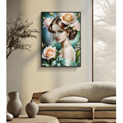 Lienzo lacado de fantasía B – Colores y originalidad decorativa (72 x 4 x 102 cm)