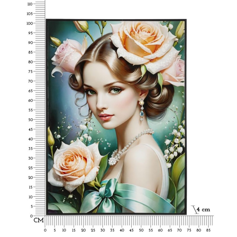 Lienzo lacado de fantasía B – Colores y originalidad decorativa (72 x 4 x 102 cm)