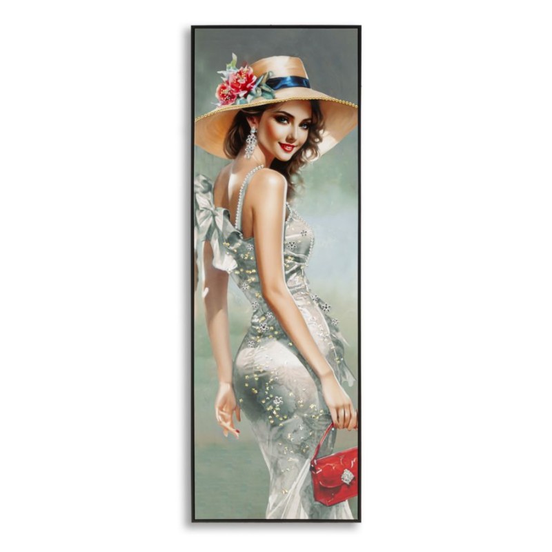 Lienzo lacado elegante H – Refinamiento clásico y modernidad (52 x 4,5 x 152 cm)