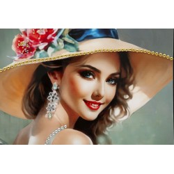 Lienzo lacado elegante H – Refinamiento clásico y modernidad (52 x 4,5 x 152 cm)