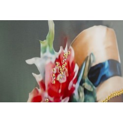 Lienzo lacado elegante H – Refinamiento clásico y modernidad (52 x 4,5 x 152 cm)