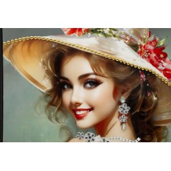 Lienzo lacado elegante B – Lujo y sofisticación atemporales (52 x 4,5 x 152 cm)