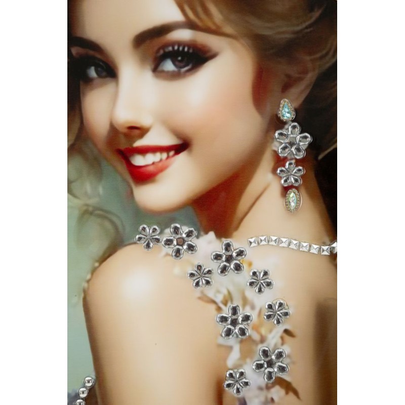 Lienzo lacado elegante B – Lujo y sofisticación atemporales (52 x 4,5 x 152 cm)