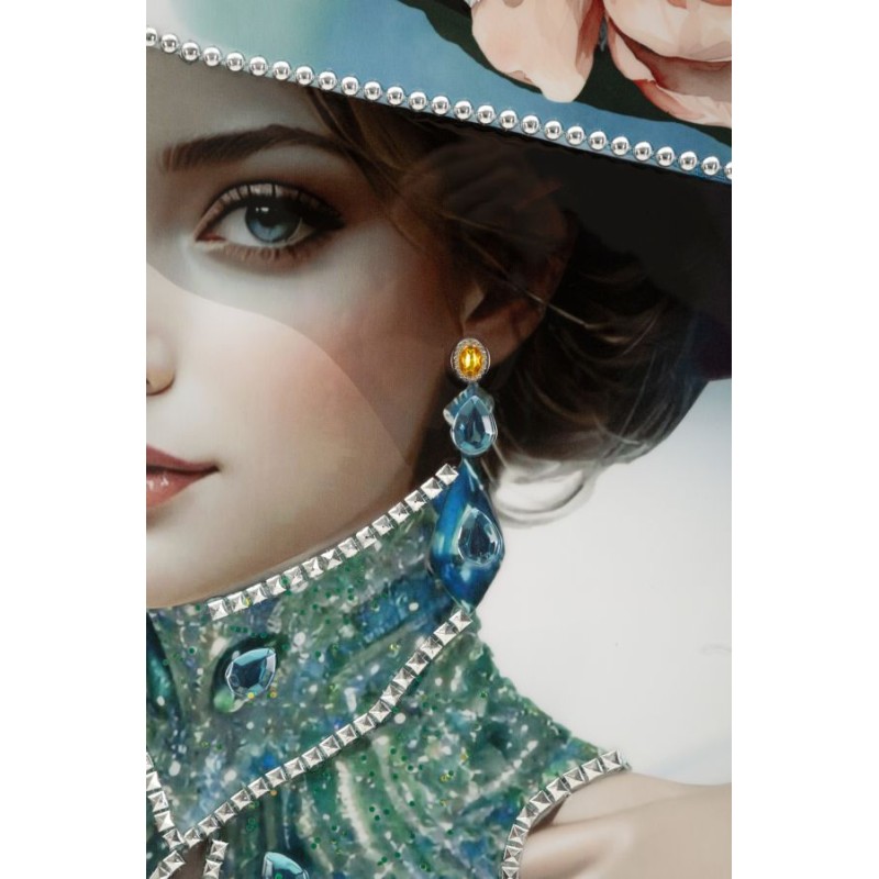 Pintura sobre lienzo lacado PAM B – Elegancia y estilo mural (62 x 4 x 92 cm)