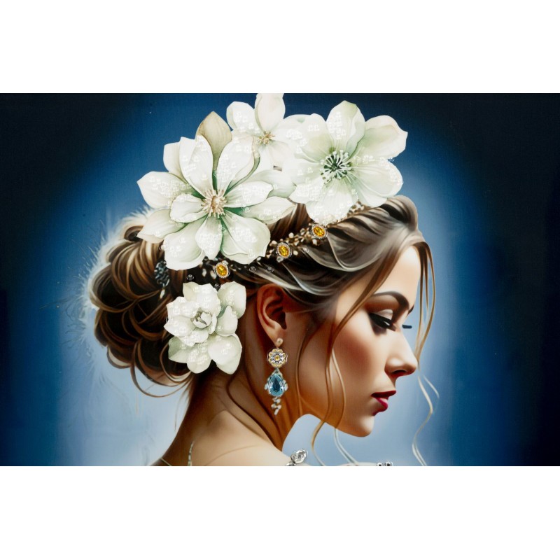 Lienzo lacado Isabel H – Arte mural moderno y sofisticado (72 x 4 x 102 cm)