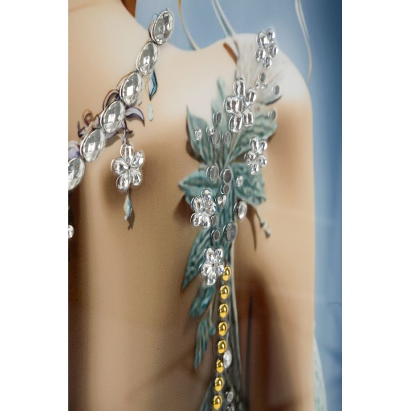 Lienzo lacado Isabel H – Arte mural moderno y sofisticado (72 x 4 x 102 cm)