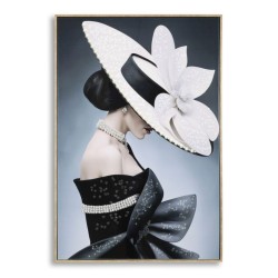 Pintura sobre lienzo lacado de Marty H – Lujo artístico y modernidad (62 x 4 x 92 cm)