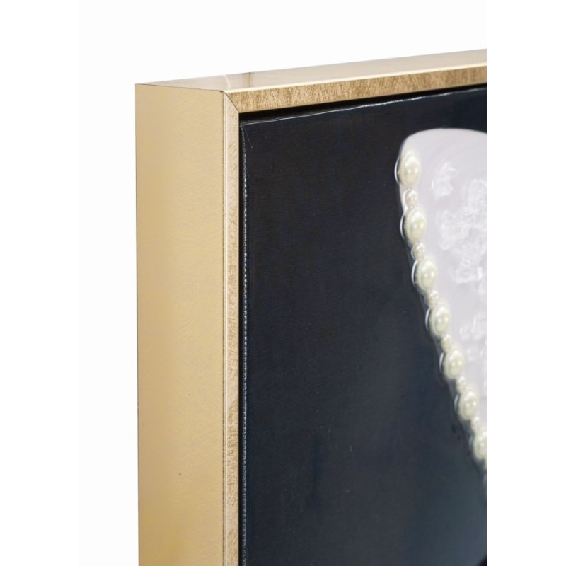 Pintura sobre lienzo lacado de Marty H – Lujo artístico y modernidad (62 x 4 x 92 cm)