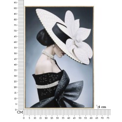 Pintura sobre lienzo lacado de Marty H – Lujo artístico y modernidad (62 x 4 x 92 cm)