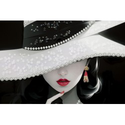 Pintura sobre lienzo lacado de Marty H – Arte mural cautivador y moderno (62 x 4 x 92 cm)