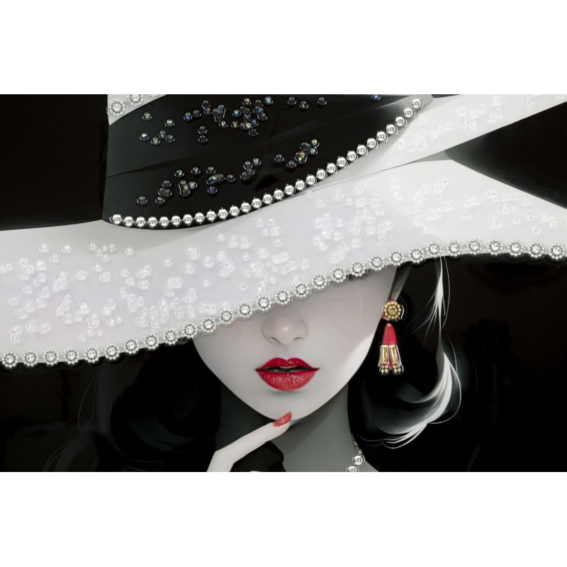 Pintura sobre lienzo lacado de Marty H – Arte mural cautivador y moderno (62 x 4 x 92 cm)