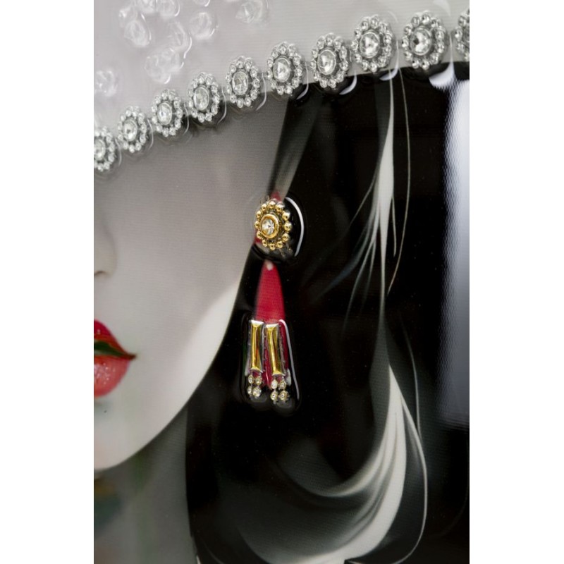 Pintura sobre lienzo lacado de Marty H – Arte mural cautivador y moderno (62 x 4 x 92 cm)