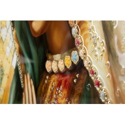 MADENE Lienzo lacado estampado – Elegancia contemporánea XXL (72 x 4 x 102 cm)