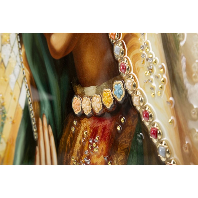 MADENE Lienzo lacado estampado – Elegancia contemporánea XXL (72 x 4 x 102 cm)