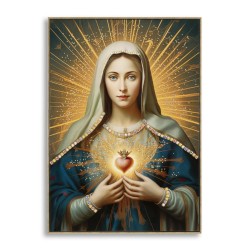 MADENE B Cuadro lacado sobre lienzo – Estilo y refinamiento para la pared (72 x 4 x 102 cm)