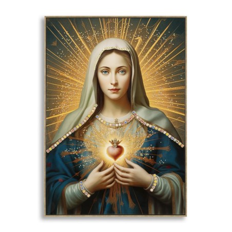 MADENE B Cuadro lacado sobre lienzo – Estilo y refinamiento para la pared (72 x 4 x 102 cm)