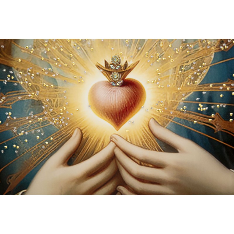 MADENE B Cuadro lacado sobre lienzo – Estilo y refinamiento para la pared (72 x 4 x 102 cm)