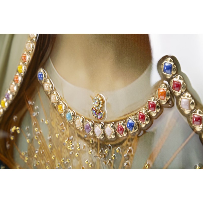 MADENE B Cuadro lacado sobre lienzo – Estilo y refinamiento para la pared (72 x 4 x 102 cm)