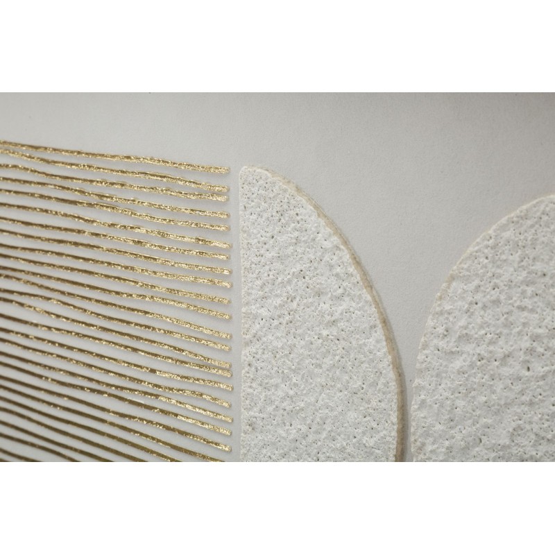 Pintura abstracta sobre lienzo H – Formas y colores dinámicos (60 x 3 x 60 cm)