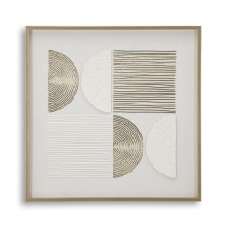 Pintura abstracta sobre lienzo B – Expresión artística moderna (60 x 3 x 60 cm)