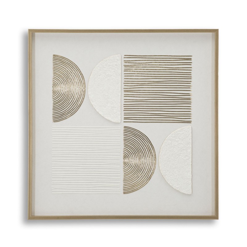 Pintura abstracta sobre lienzo B – Expresión artística moderna (60 x 3 x 60 cm)