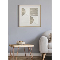 Pintura abstracta sobre lienzo B – Expresión artística moderna (60 x 3 x 60 cm)