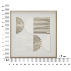 Pintura abstracta sobre lienzo B – Expresión artística moderna (60 x 3 x 60 cm)
