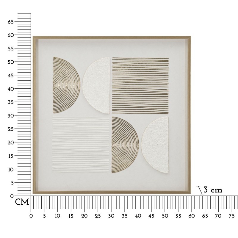 Pintura abstracta sobre lienzo B – Expresión artística moderna (60 x 3 x 60 cm)
