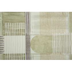 Impreso sobre lienzo H – Minimalismo y elegancia mural (60 x 3 x 60 cm)