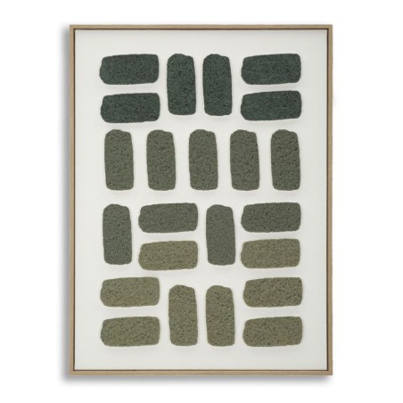 Pintura 3D sobre lienzo enmarcado H – Profundidad e impacto visual (60 x 2,9 x 80 cm)