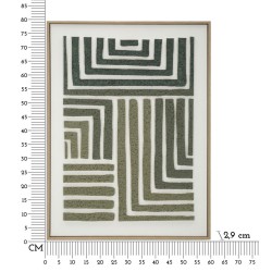 Pintura 3D sobre lienzo enmarcado B – Efecto espectacular y moderno (60 x 2,9 x 80 cm)