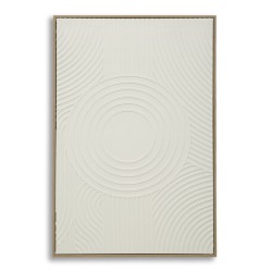 Pintura sobre lienzo Sencillez A – Sobriedad y delicadeza XXL (80 x 3,8 x 120 cm)