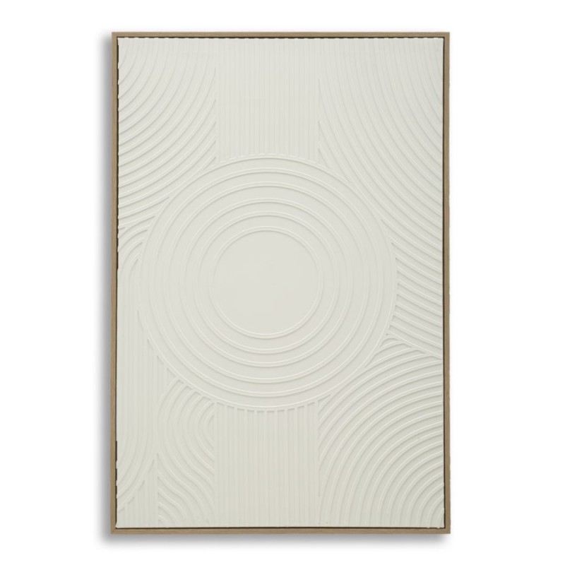 Pintura sobre lienzo Sencillez A – Sobriedad y delicadeza XXL (80 x 3,8 x 120 cm)