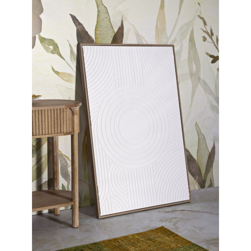 Pintura sobre lienzo Sencillez A – Sobriedad y delicadeza XXL (80 x 3,8 x 120 cm)