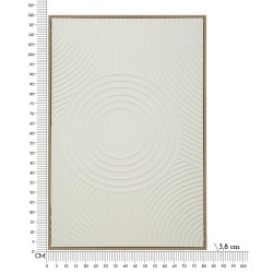 Pintura sobre lienzo Sencillez A – Sobriedad y delicadeza XXL (80 x 3,8 x 120 cm)