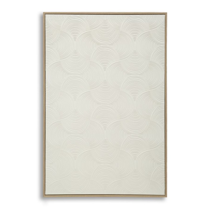 Cornisa dorada pintada sobre lienzo H – Lujo y refinamiento decorativo (50 x 3 x 70 cm)