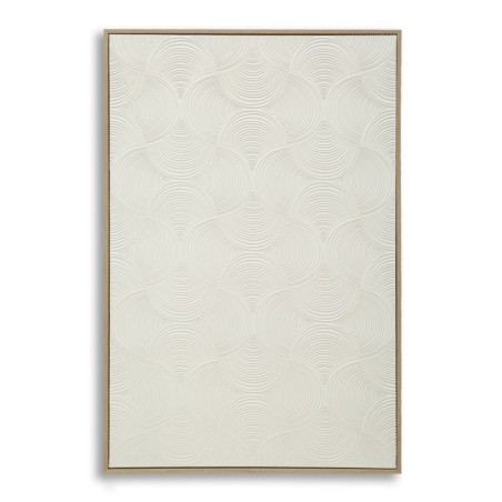 Cornisa dorada pintada sobre lienzo H – Lujo y refinamiento decorativo (50 x 3 x 70 cm)