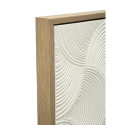 Cornisa dorada pintada sobre lienzo H – Lujo y refinamiento decorativo (50 x 3 x 70 cm)