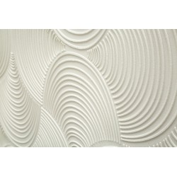 Cornisa dorada pintada sobre lienzo H – Lujo y refinamiento decorativo (50 x 3 x 70 cm)