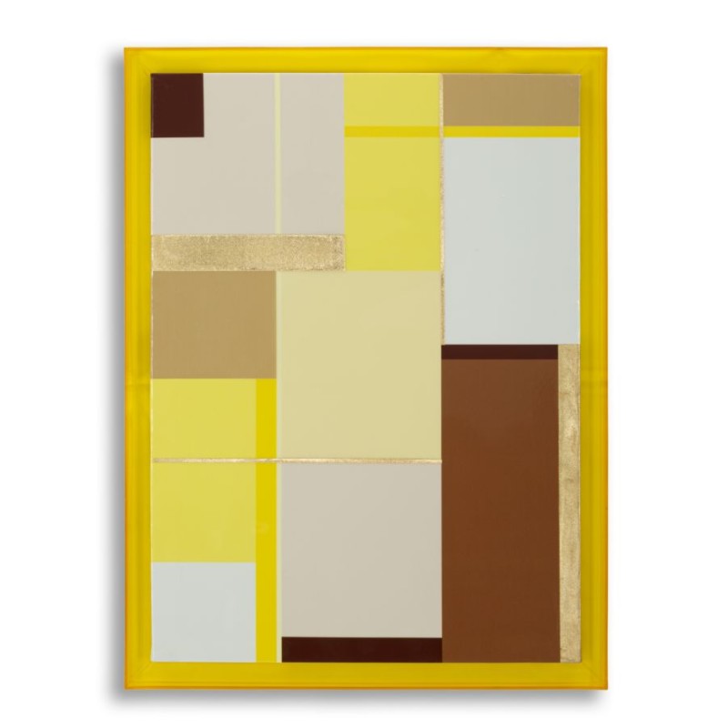 Lienzo impreso con laca acrílica B – Diseño refinado y moderno (60 x 3,3 x 80 cm)