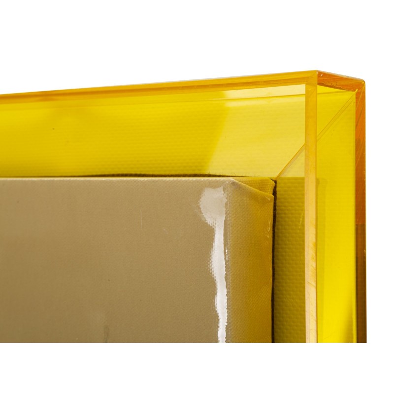 Lienzo impreso con laca acrílica B – Diseño refinado y moderno (60 x 3,3 x 80 cm)